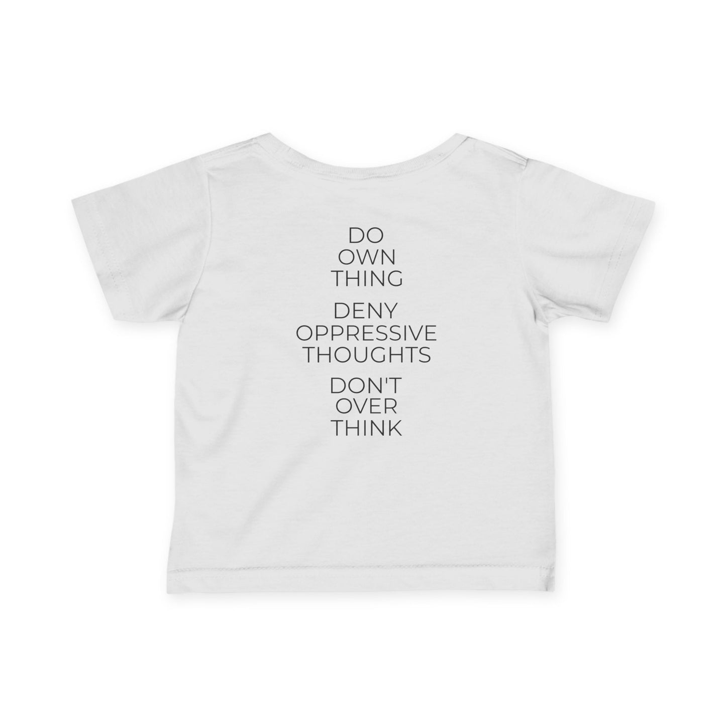 Inspirational Infant Fine Jersey Tee with Positive Messages, Baby Shirt, Toddler Gift, Motivational Kids Tee, Unique Baby Apparel