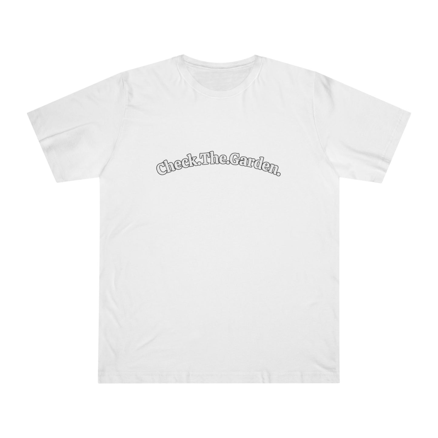 Check The Garden, Unisex T-Shirt