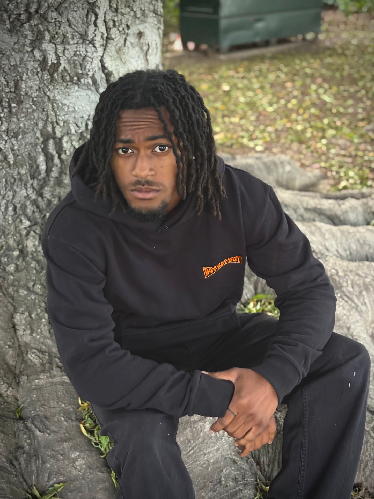 Orange “Stitch” Hoodie