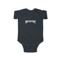 Baby Bodysuit Emblem Front Centered with Iconic 3 Dots on Back