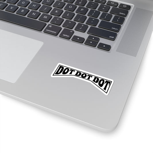 Stickers - Simple Black Logo Kiss-Cut Stickers