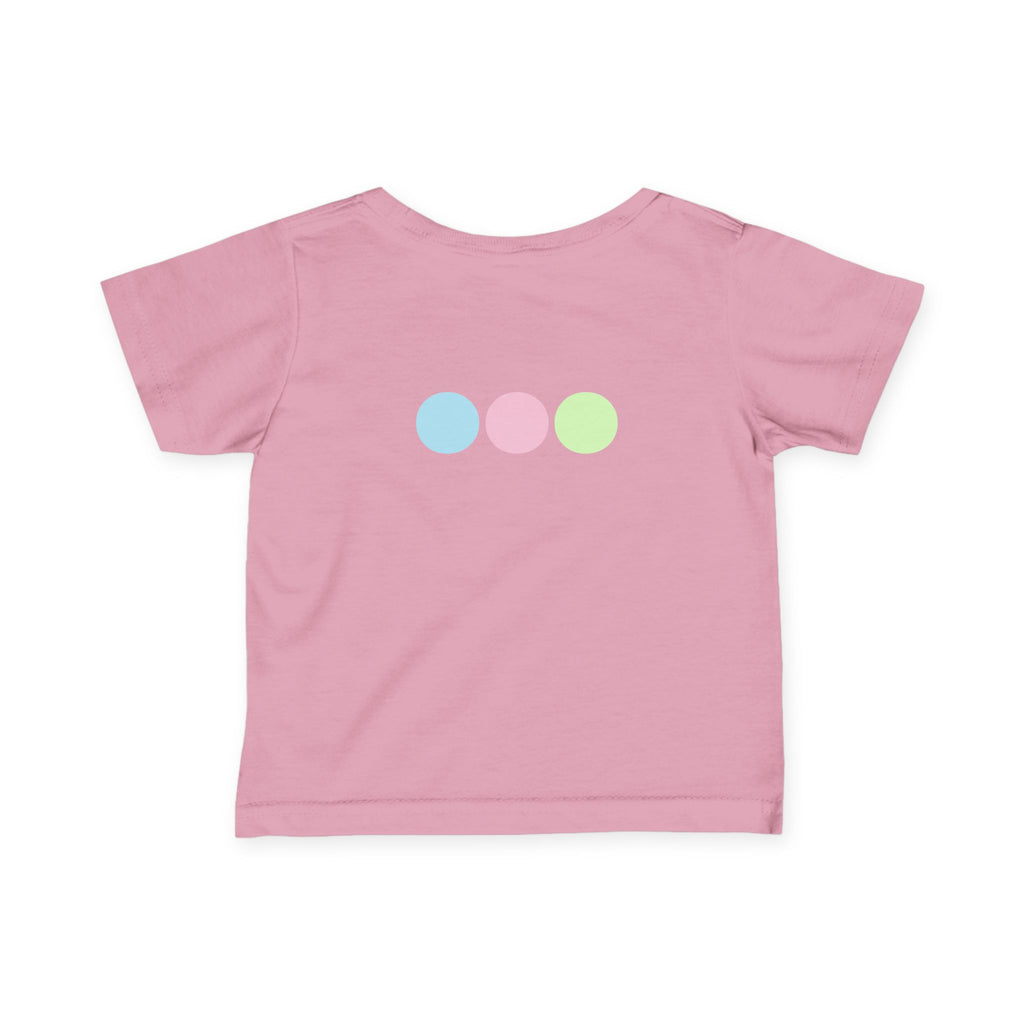 "My Cutie Pie" Infant Tee — Pastel Conversation Harts Baby Shirt