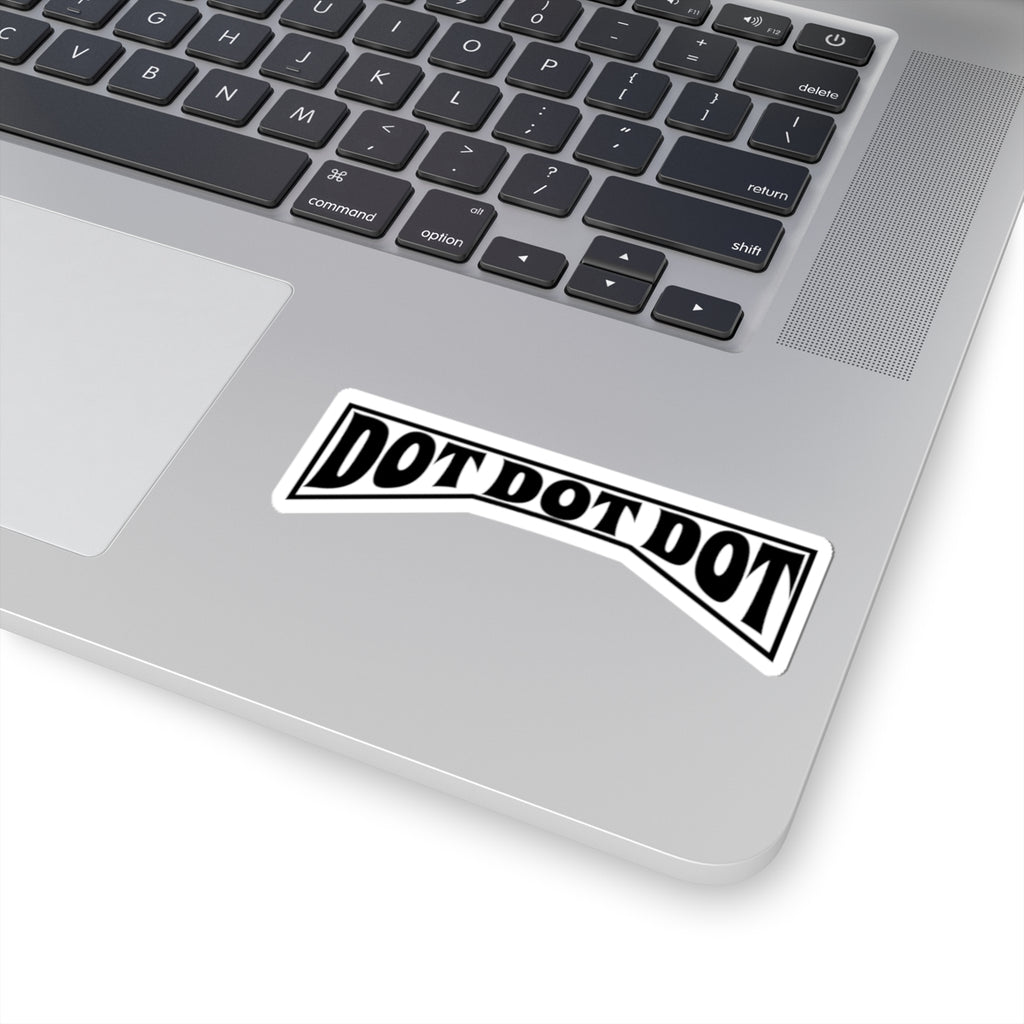 Stickers - Simple Black Logo Kiss-Cut Stickers