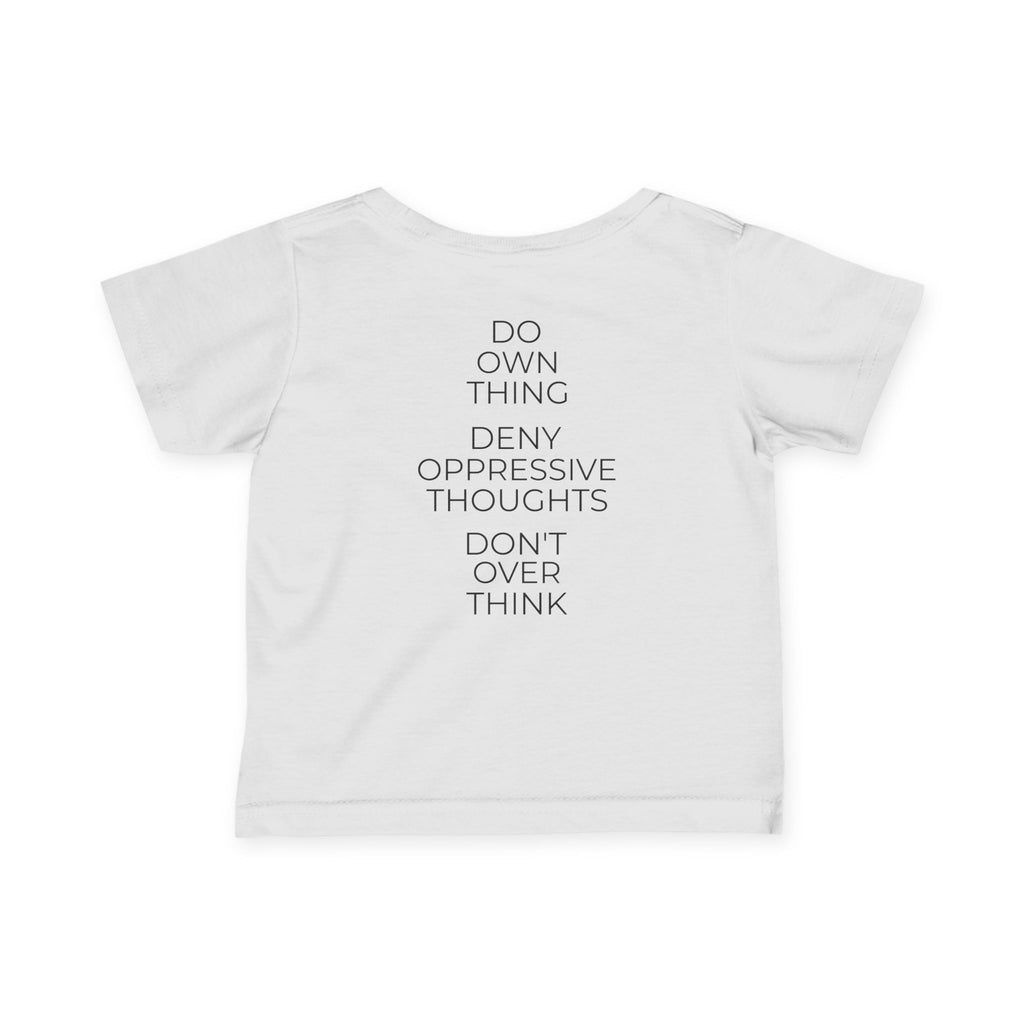 Inspirational Infant Fine Jersey Tee with Positive Messages, Baby Shirt, Toddler Gift, Motivational Kids Tee, Unique Baby Apparel