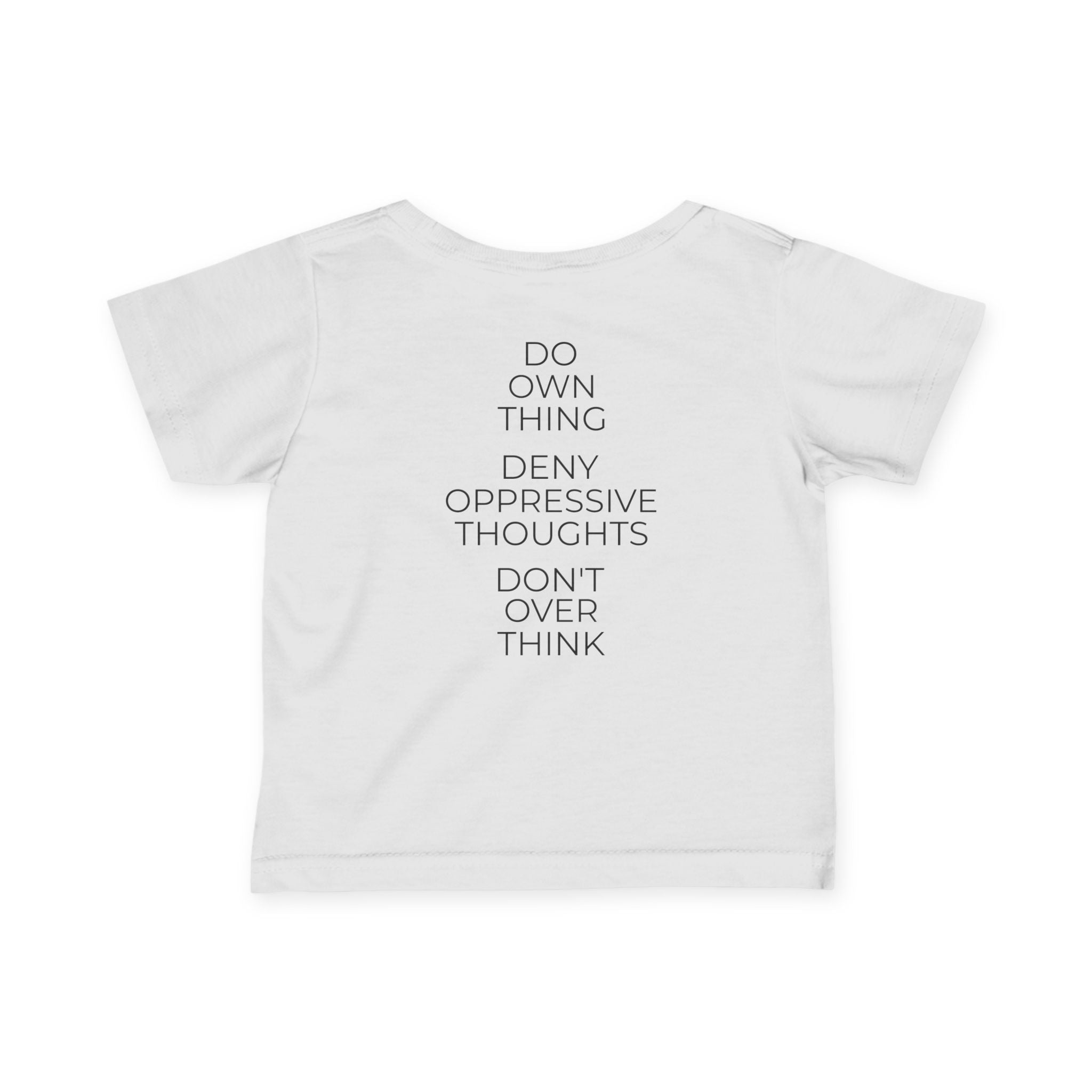 Inspirational Infant Fine Jersey Tee with Positive Messages, Baby Shirt, Toddler Gift, Motivational Kids Tee, Unique Baby Apparel
