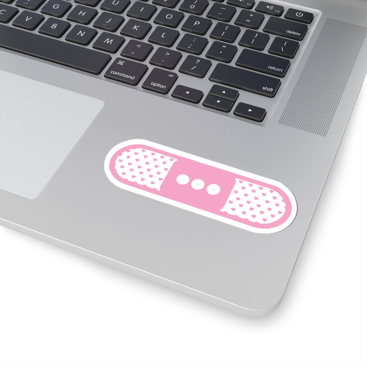 Pink Heart Bandage Sticker — Kiss-Cut