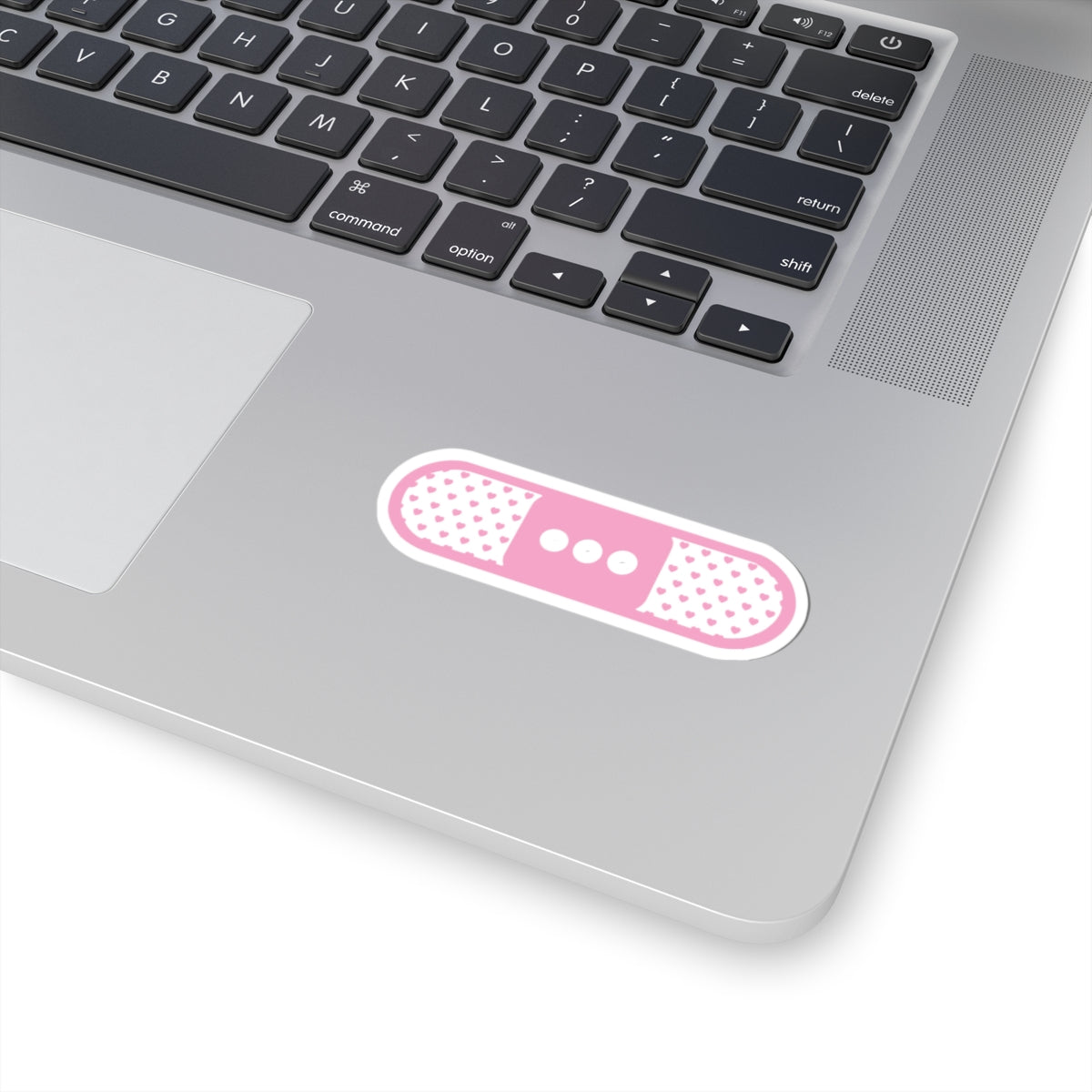 Pink Heart Bandage Sticker — Kiss-Cut