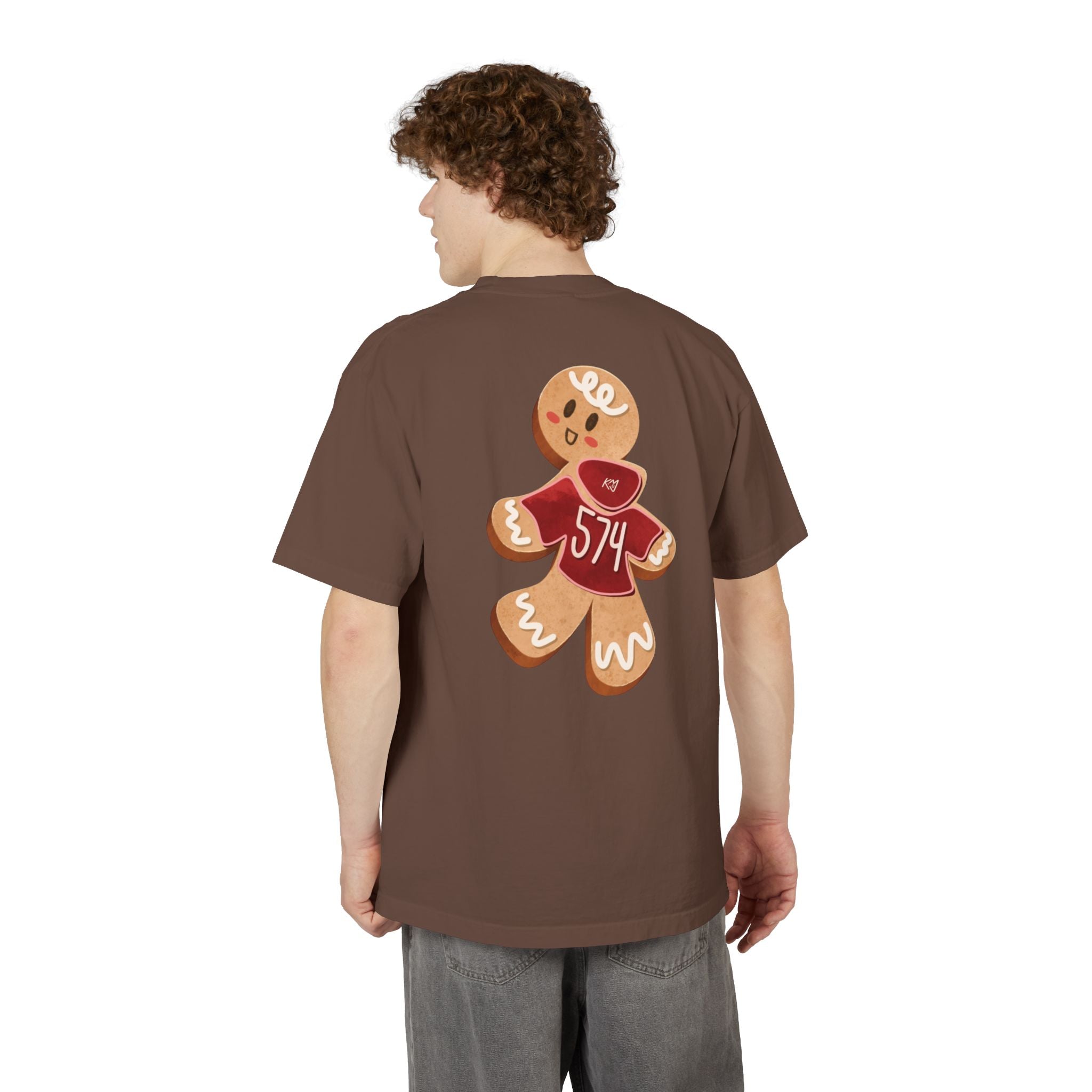 KMOV Holiday Gingerbread 574 Drop Shoulder Tee