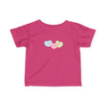 "My Cutie Pie" Infant Tee — Pastel Conversation Harts Baby Shirt