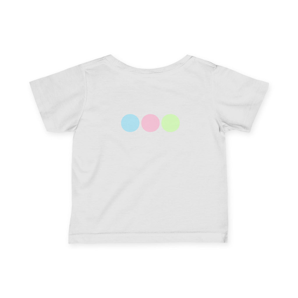 "My Cutie Pie" Infant Tee — Pastel Conversation Harts Baby Shirt