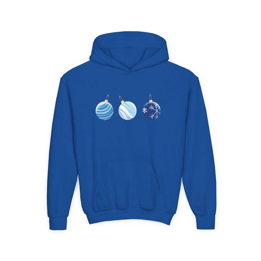 Youth KMOV Holiday Ornament Hoodie — Winter Wonderland Edition
