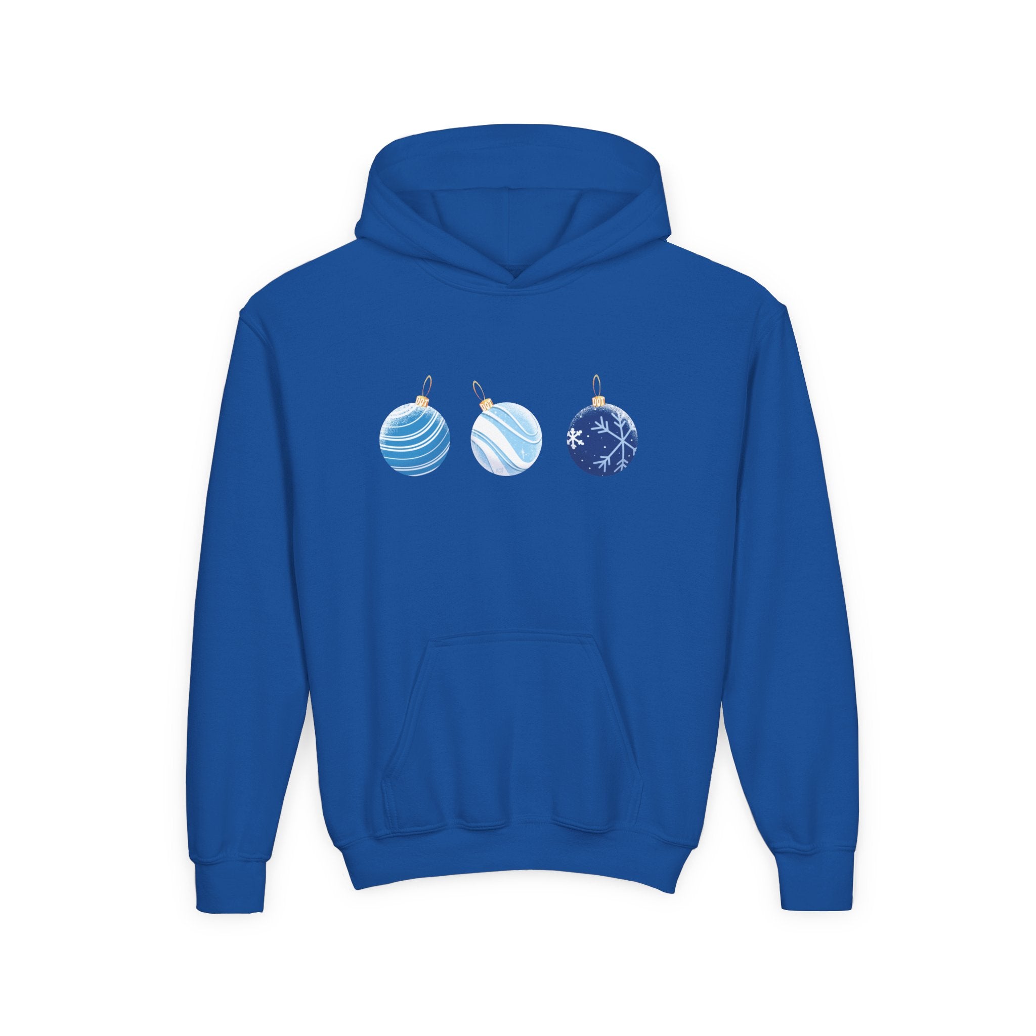 Youth KMOV Holiday Ornament Hoodie — Winter Wonderland Edition