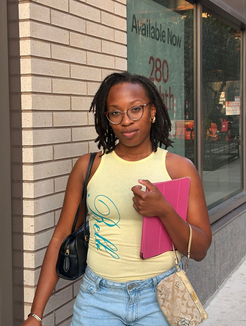 BELLE 001 — Ribbed Tank (Pastel Yellow)