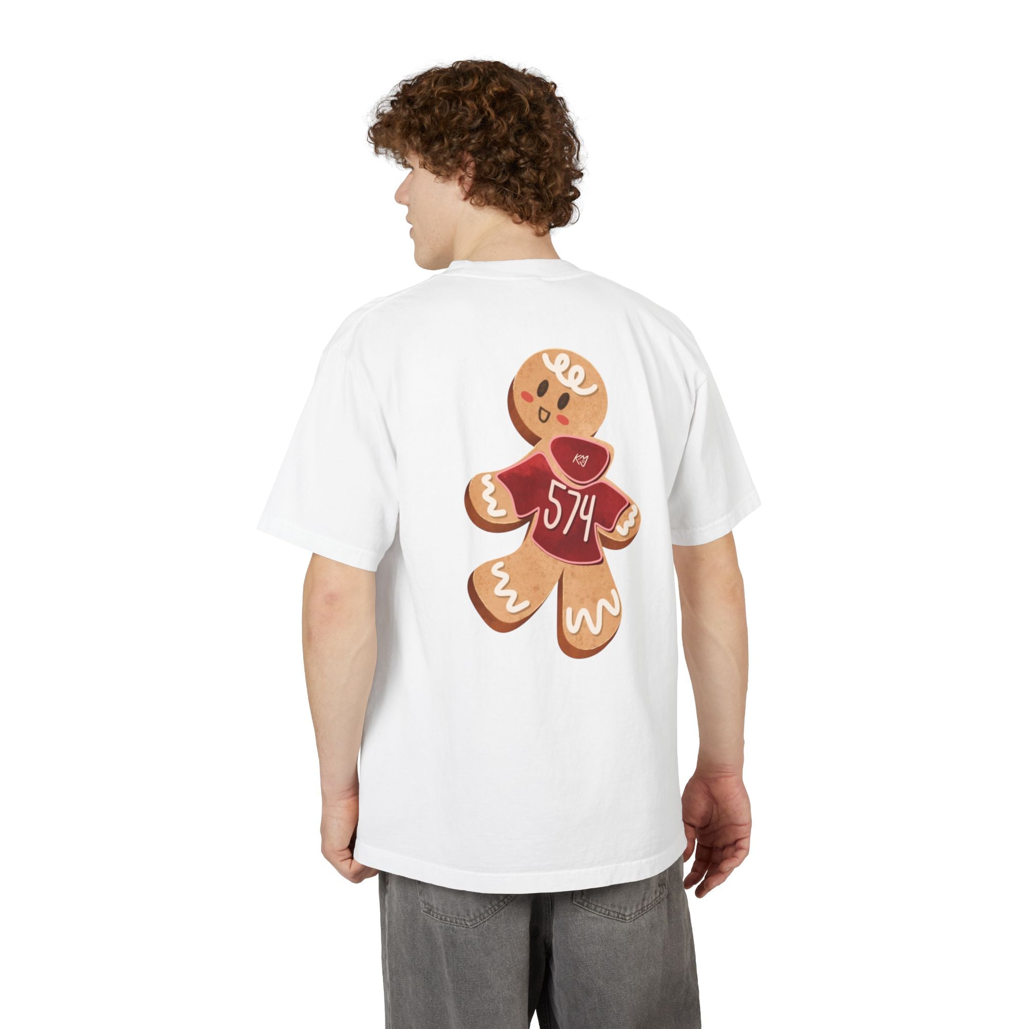 KMOV Holiday Gingerbread 574 Drop Shoulder Tee