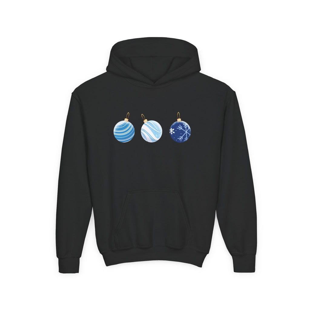 Youth KMOV Holiday Ornament Hoodie — Winter Wonderland Edition
