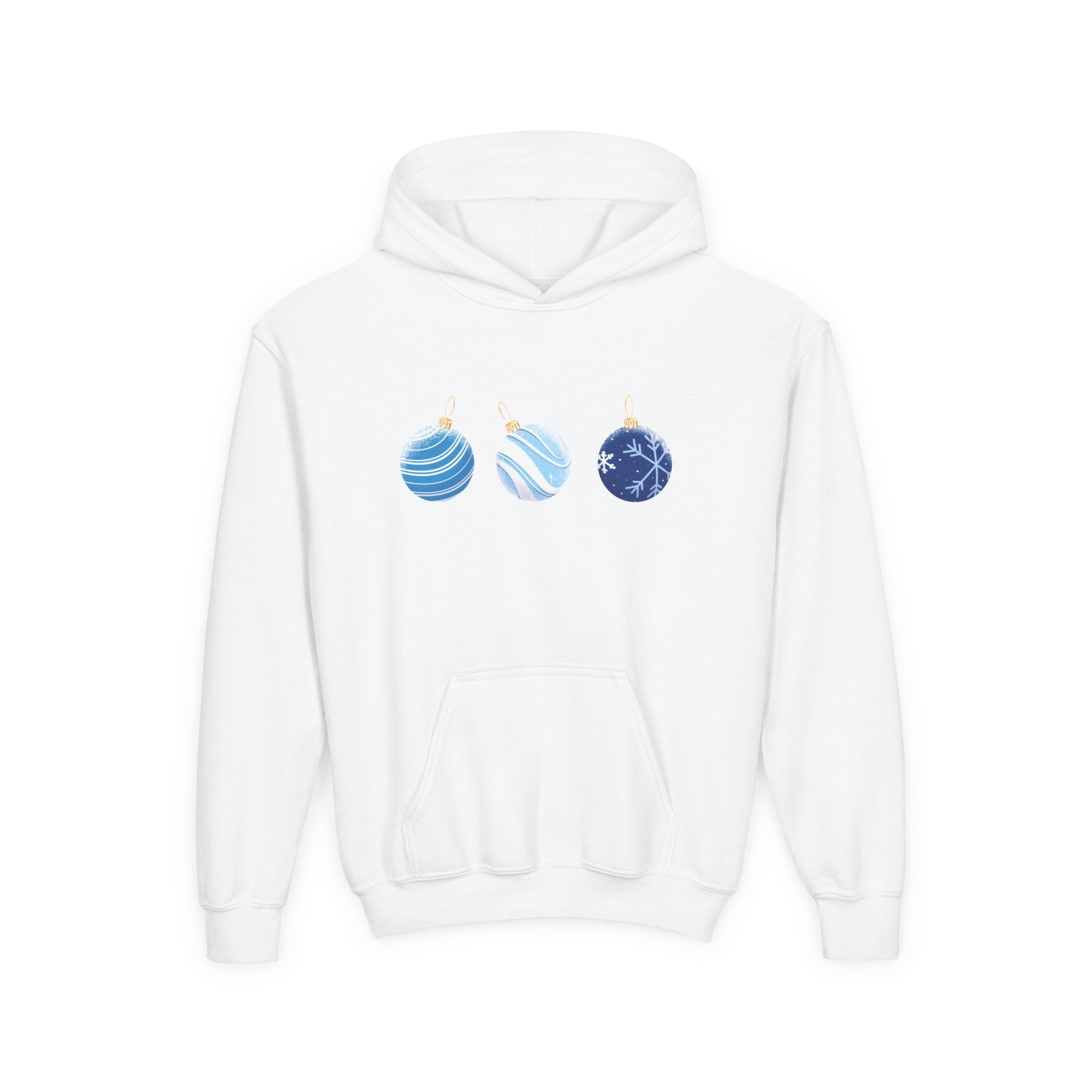 Youth KMOV Holiday Ornament Hoodie — Winter Wonderland Edition