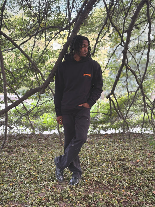 Orange “Stitch” Hoodie
