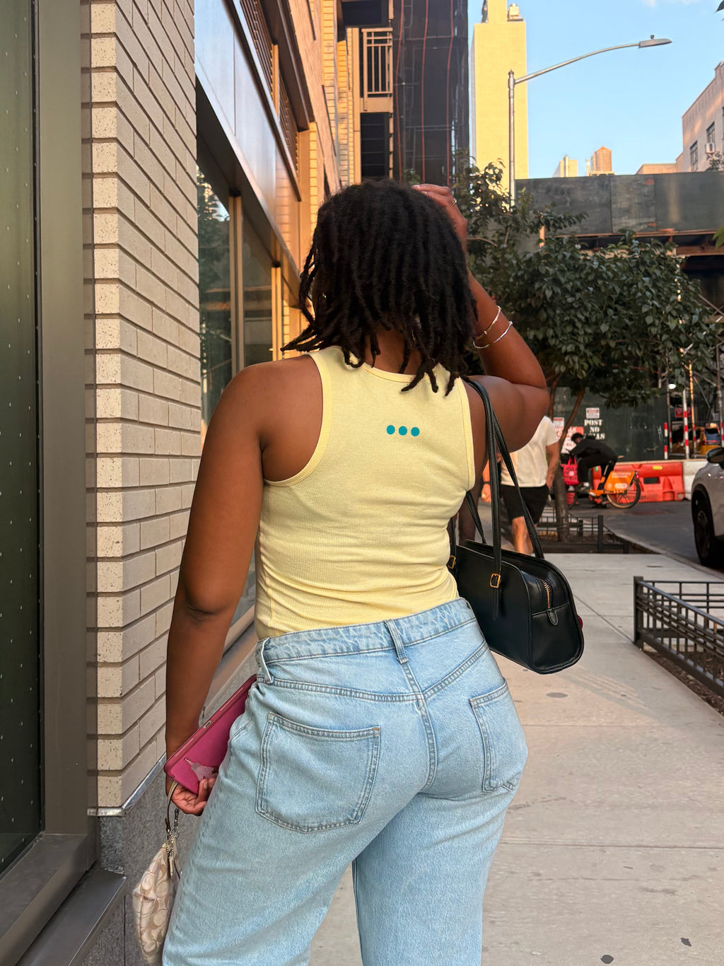 BELLE 001 — Ribbed Tank (Pastel Yellow)